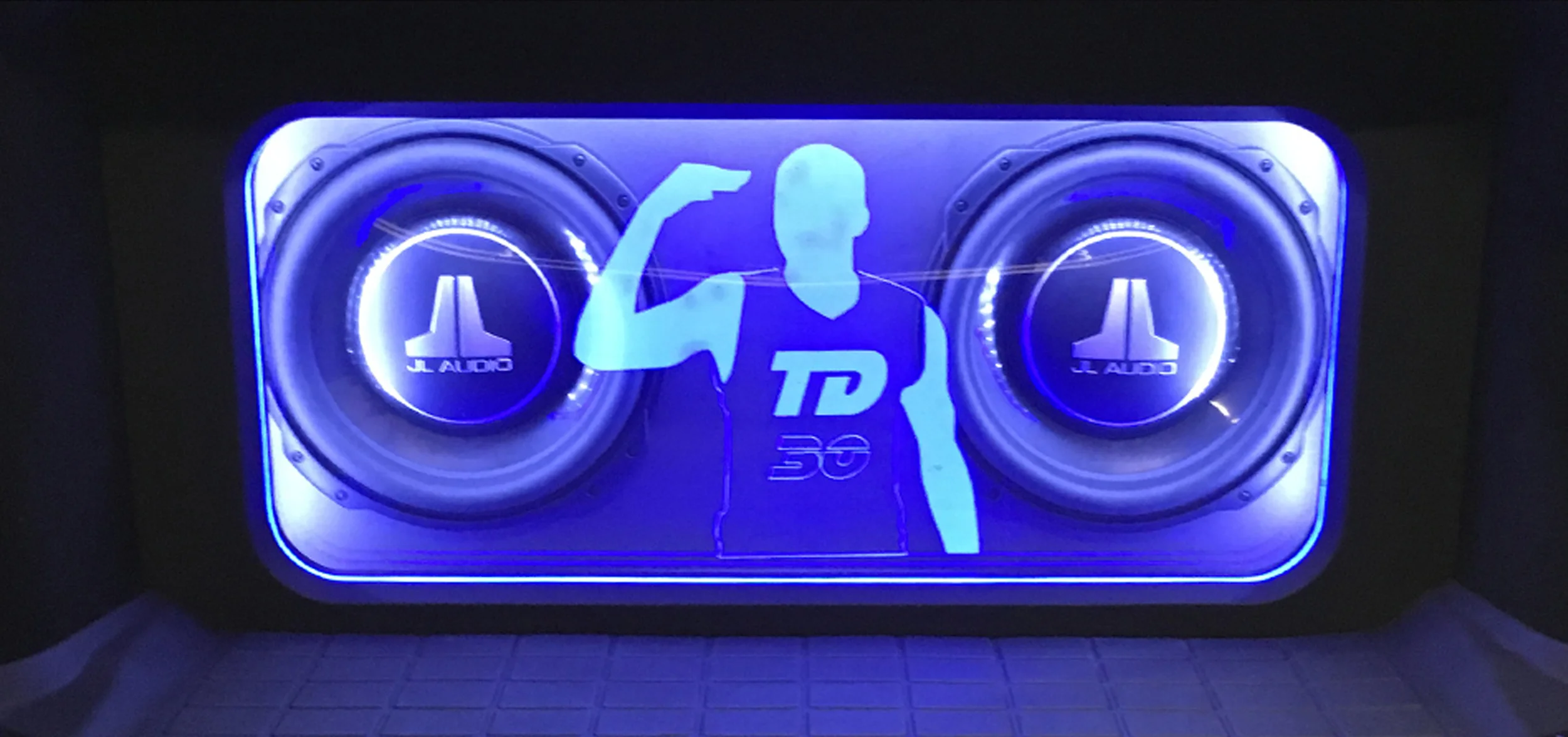 SOUND SYSTEMS & CUSTOM ENCLOSURE Great deals on subwoofer installation and full sound systems including mids/highs, head units, and hand-crafted, LED lit enclosures. We will take your auto or marine audio to the next level. Our Graphics Dept. can come up with concept art or we can implement any custom design you want.