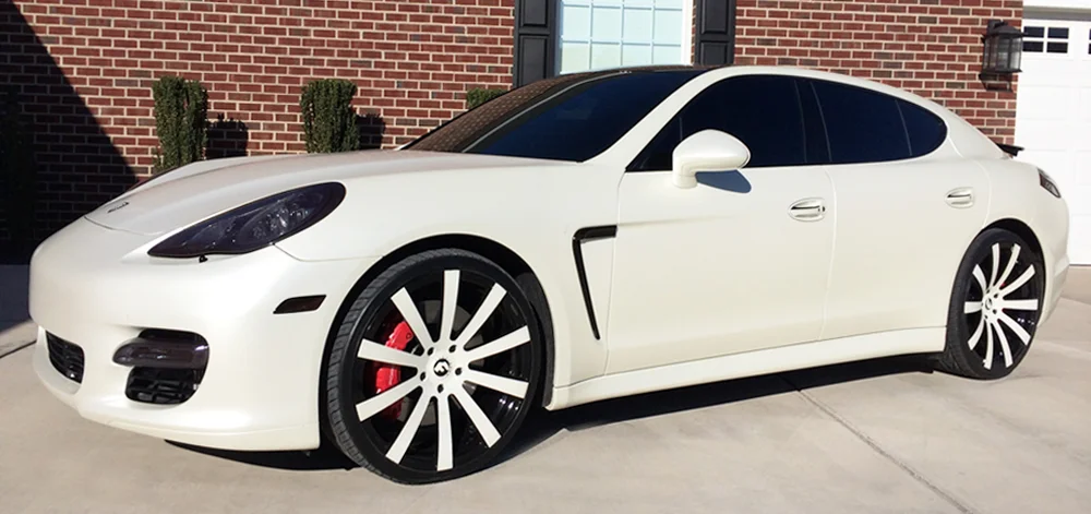 CUSTOM WHEELS & TIRES We only carry the most reputable brands and make sure everyone is rolling around in style and comfort. We work closely with Forgiato, Savini, Vellano, Asanti, Tuff, Fuel, and Vossen. We always get our hands on the hottest, most exclusive wheels in the world. Providing custom paint (two-toned paint, or brushed and polished) to coordinate with the body paint. Your new shoes aren't complete without the proper tires, weighed, balanced, setup right for the smoothest ride of your life.