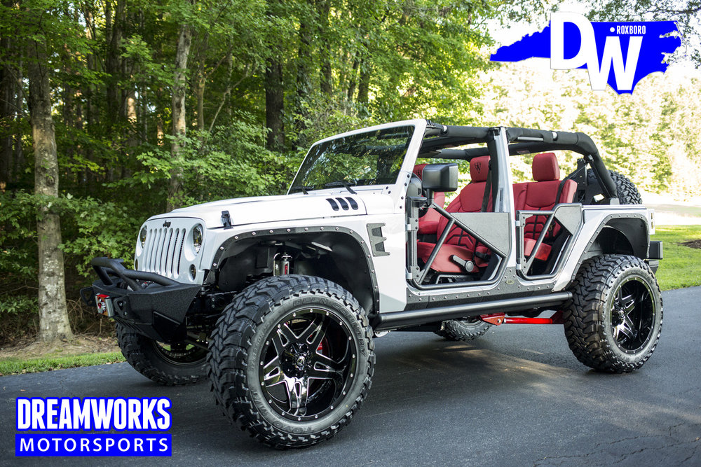 Top 64+ imagen decked out white jeep wrangler