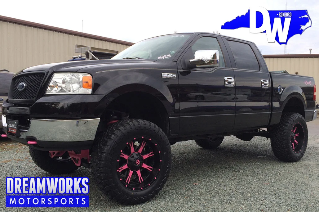 Pink Ford F-150 — Dreamworks Motorsports