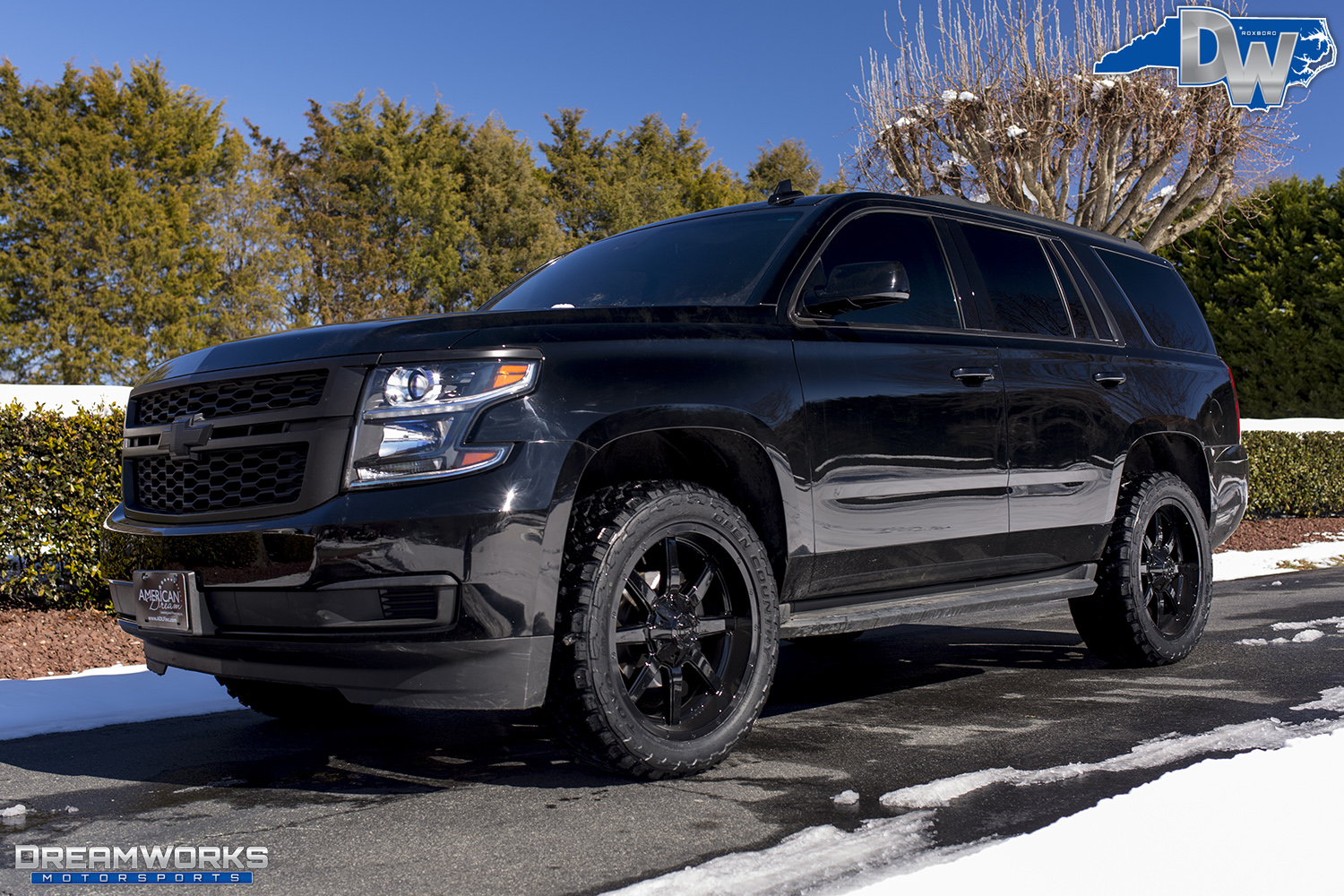 Blacked Out Chevy Tahoe Dreamworks Motorsports