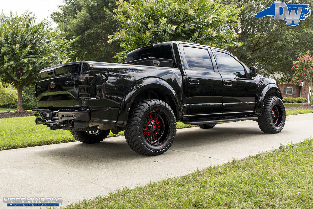 blacked out ford raptor