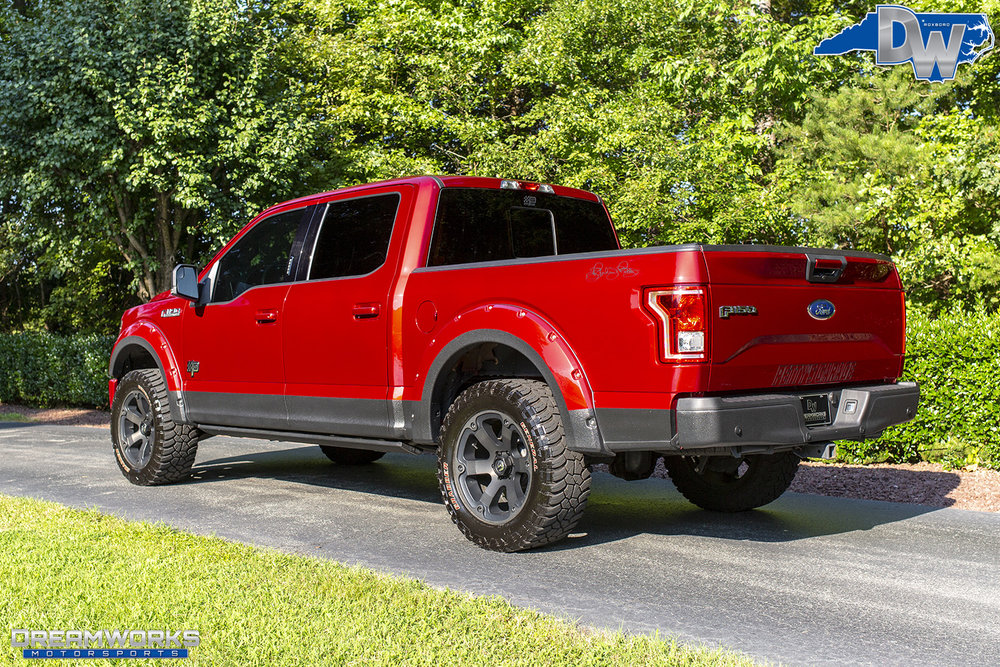 Red Ford F-150 — Dreamworks Motorsports