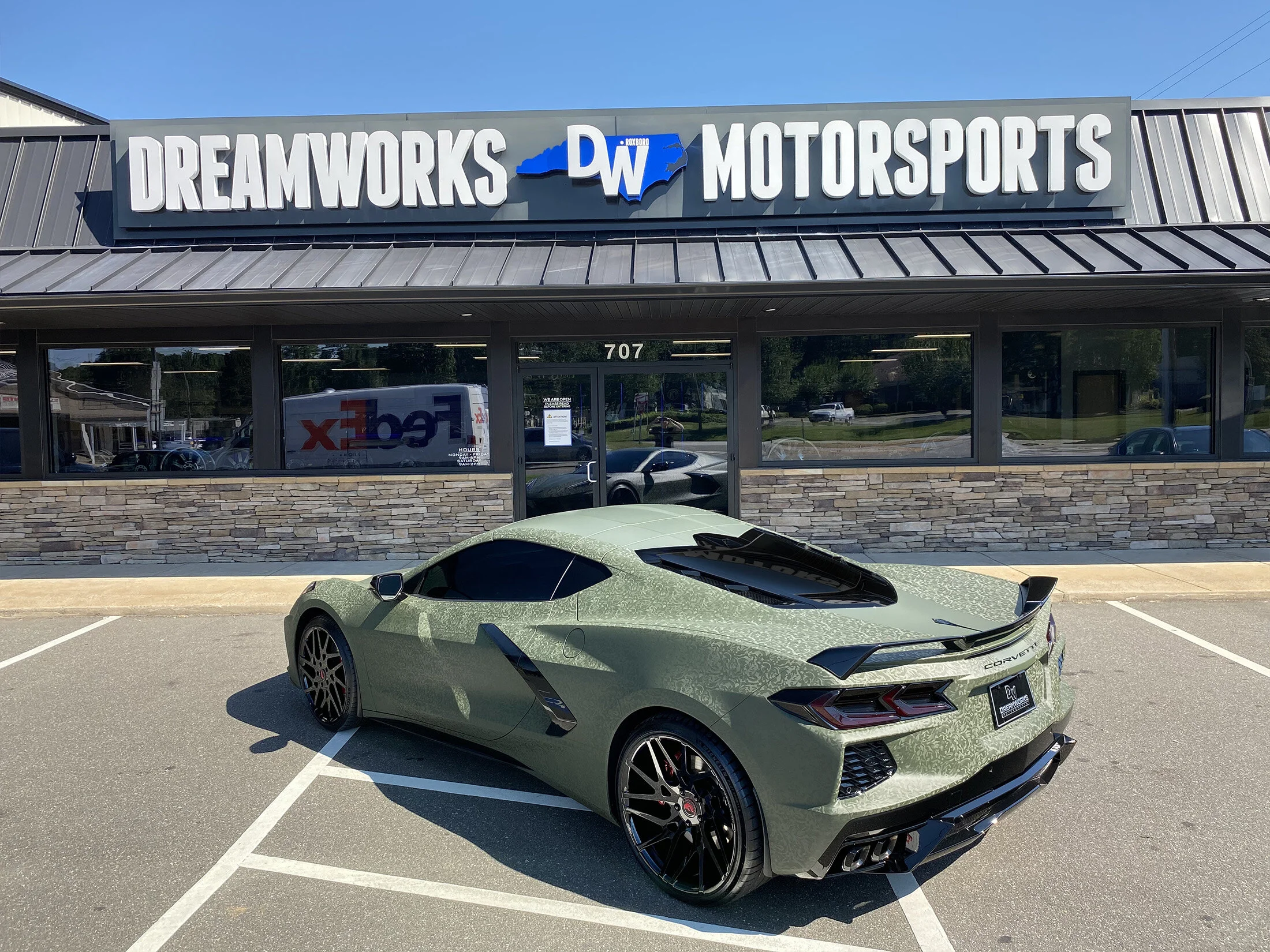 Henry Ruggs Chevy Corvette Stingray — Dreamworks Motorsports