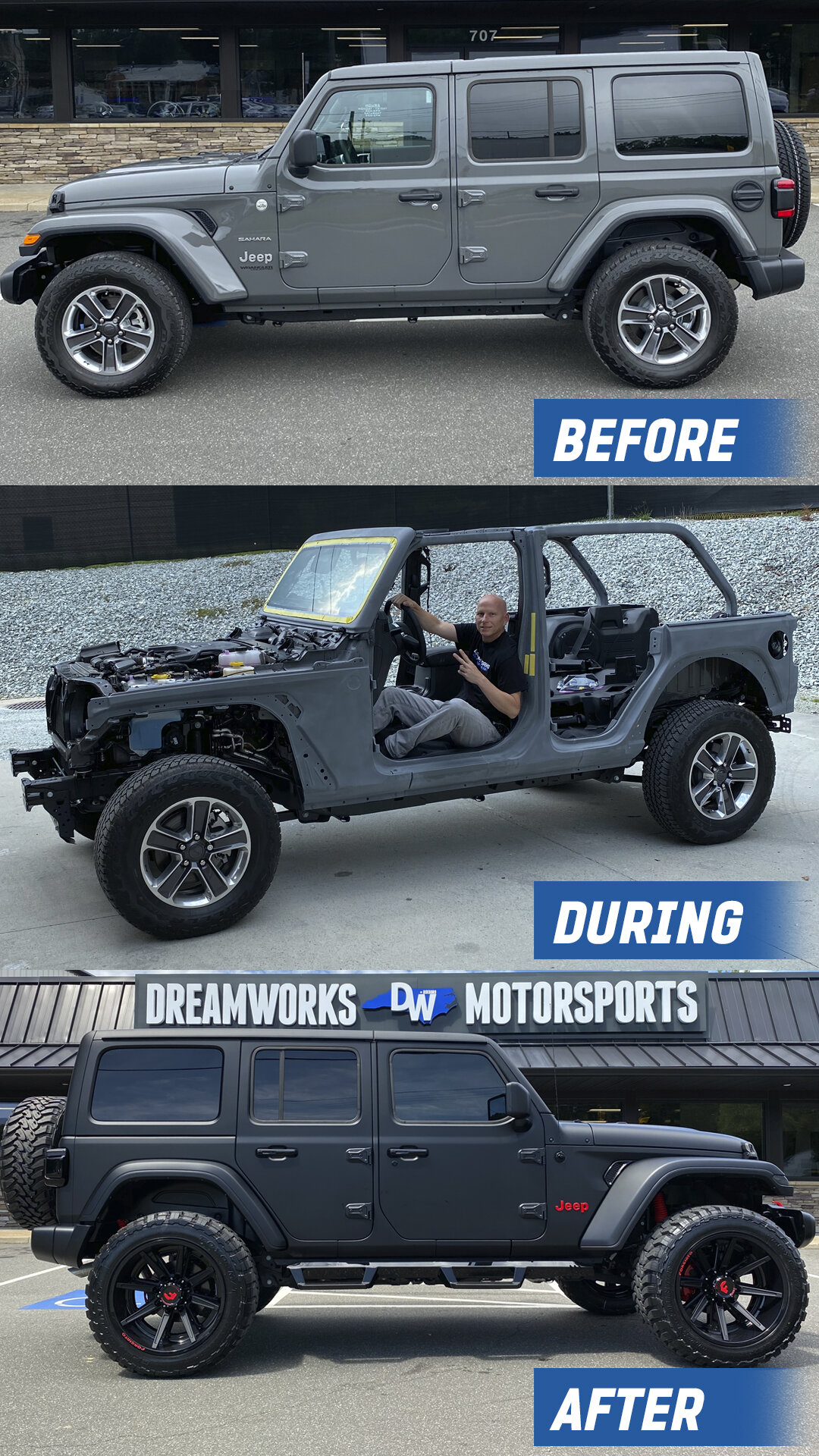 2020 Jeep Wrangler Sahara - Xavier McKinney — Dreamworks Motorsports