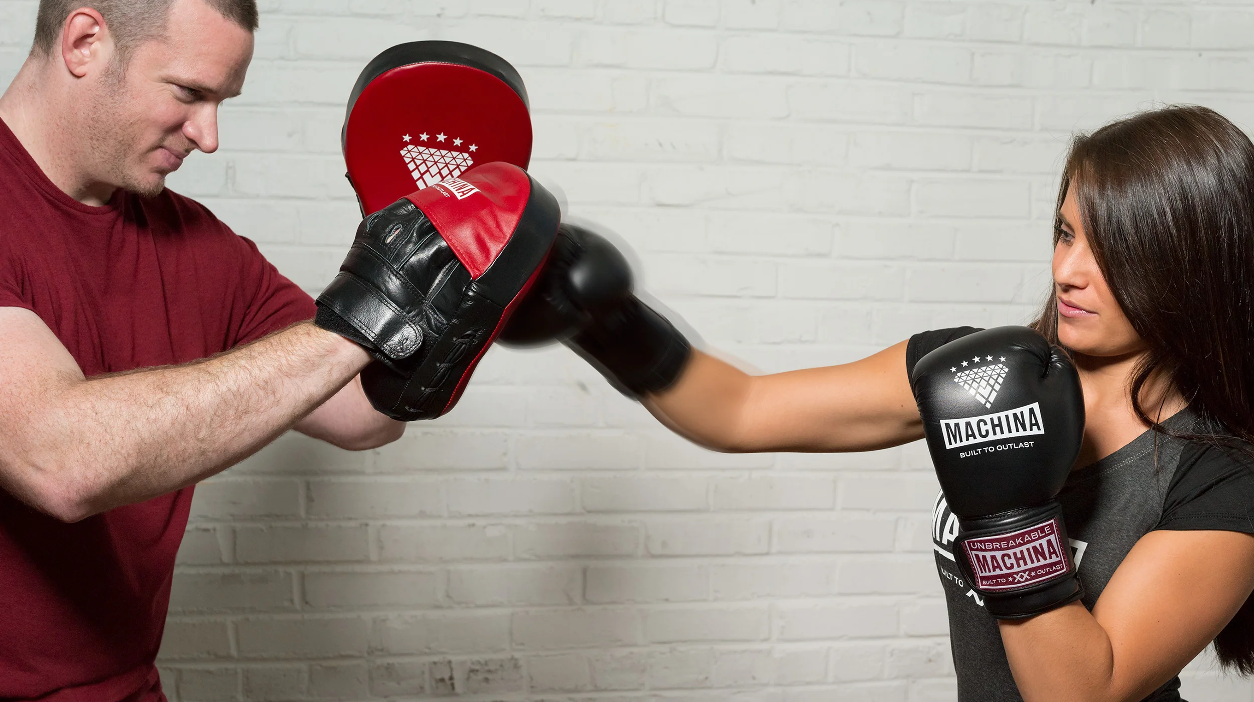boxing catching mitts