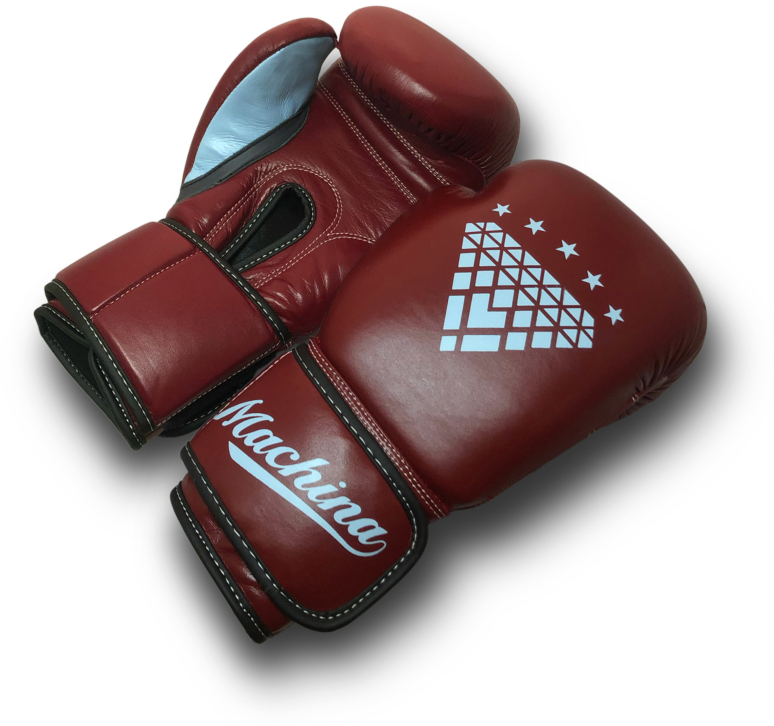 Machina Carbonado 12 Ounce Women's Leather Boxing Gloves DARK RED 