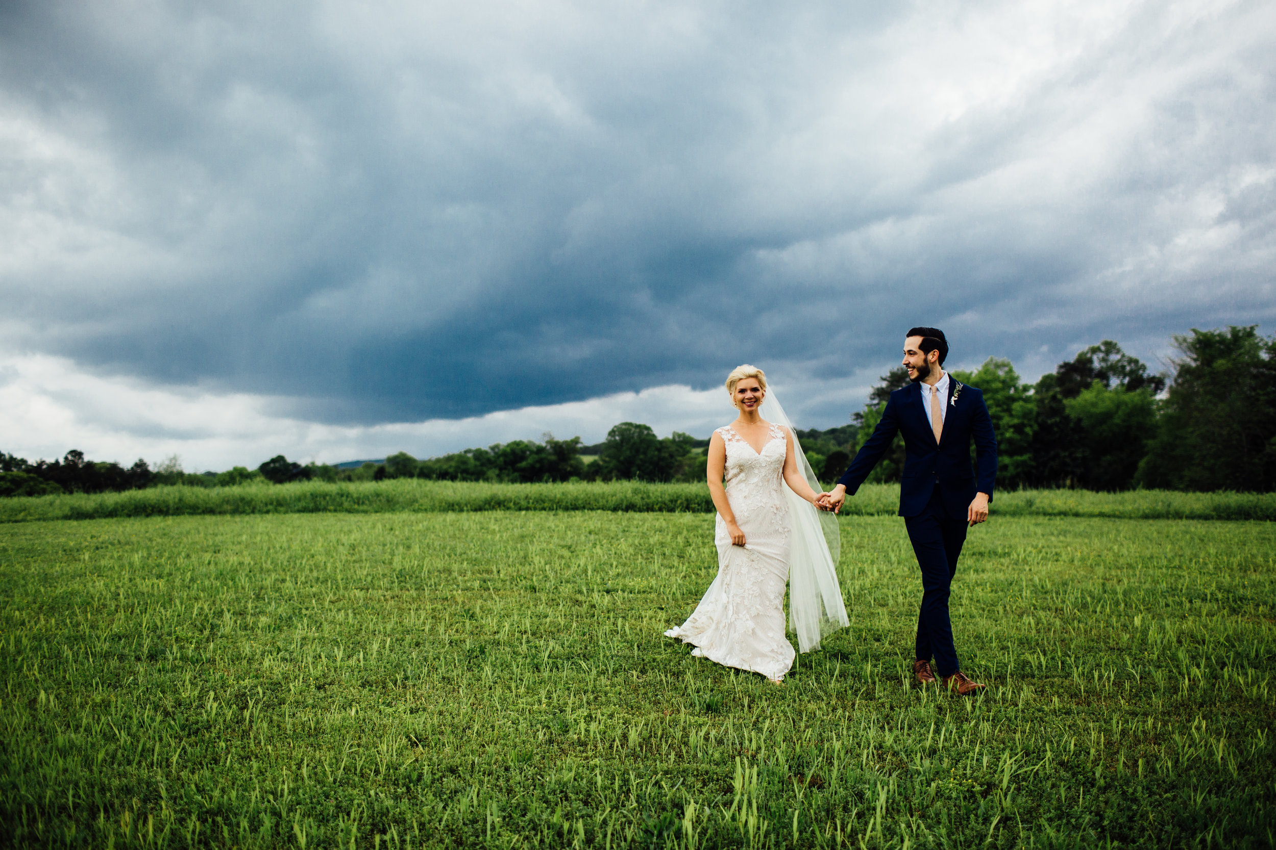 stormy sky couple portraits