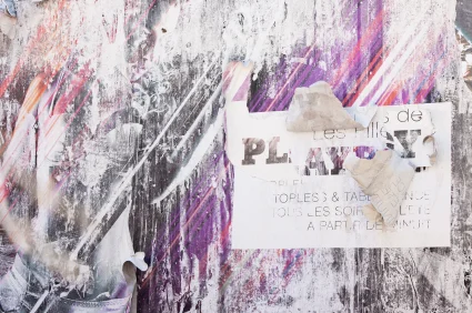 Poster advertising a Playboy event at a dance club