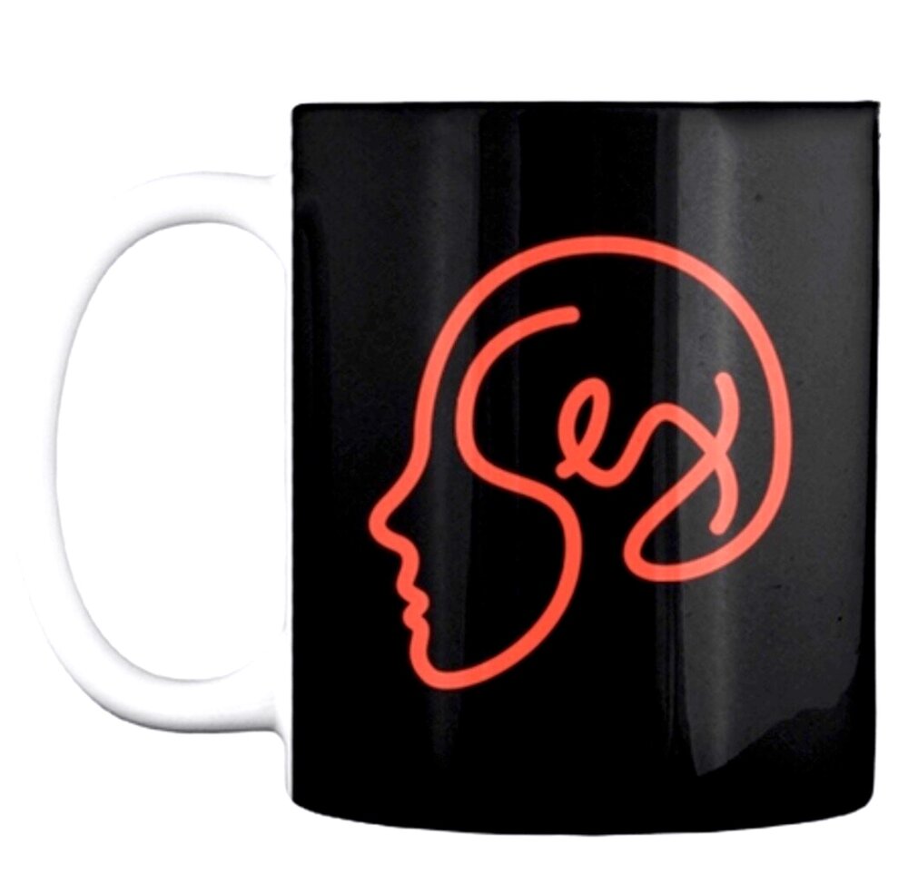 Sex and Psychology by Dr. Justin Lehmiller. Logo printed on mug.
