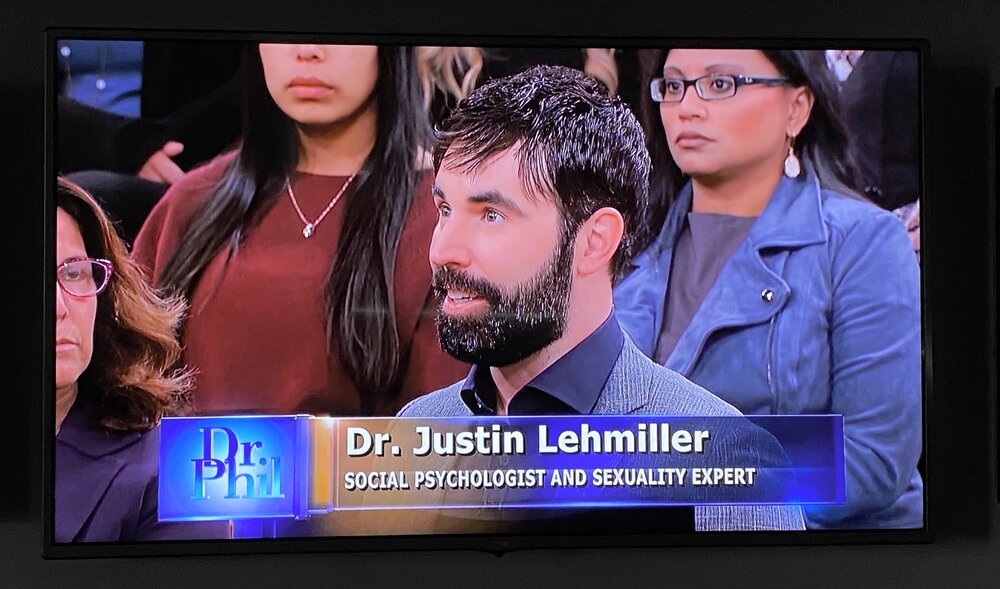 Dr. Justin Lehmiller on the Dr. Phil Show