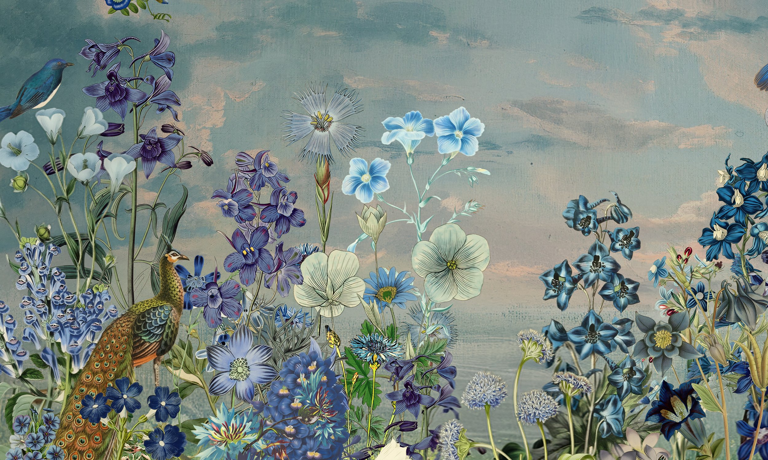 Feminine Floral Installation Photoshoot Concept — Immersive Botanical Editorial Environment