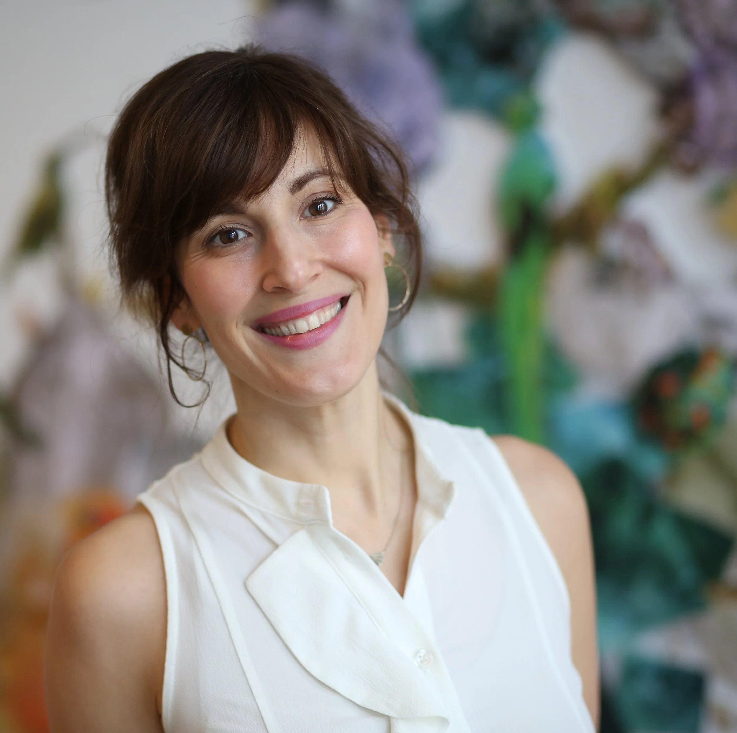 Portrait of installation artist Clare Celeste Börsch, founder of Clare Celeste Studio, known for immersive, large-scale, nature-inspired installation artworks and botanical installation environments.