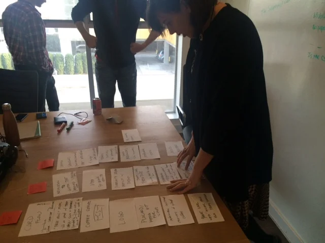 We met with the client to prioritize goals