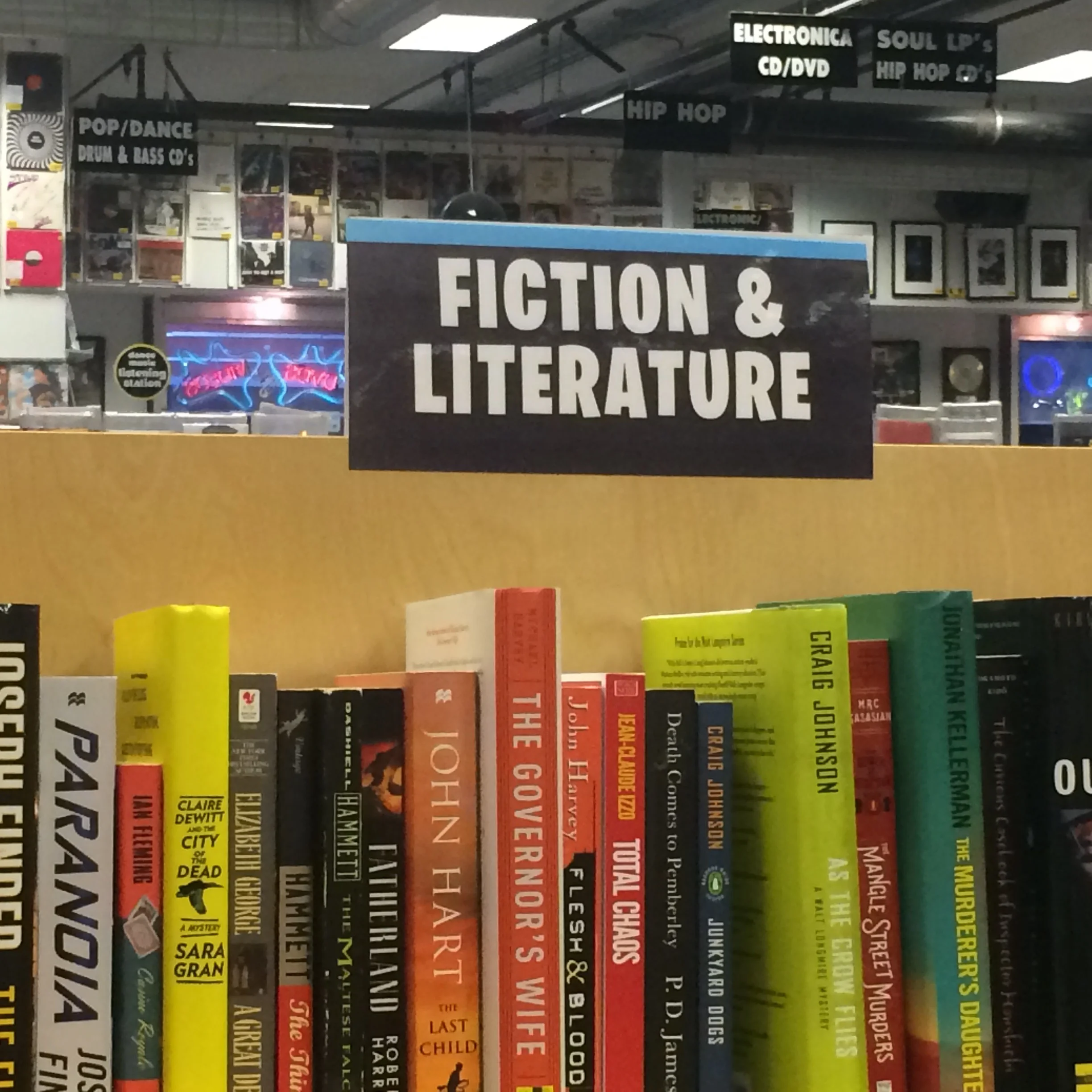 There were books