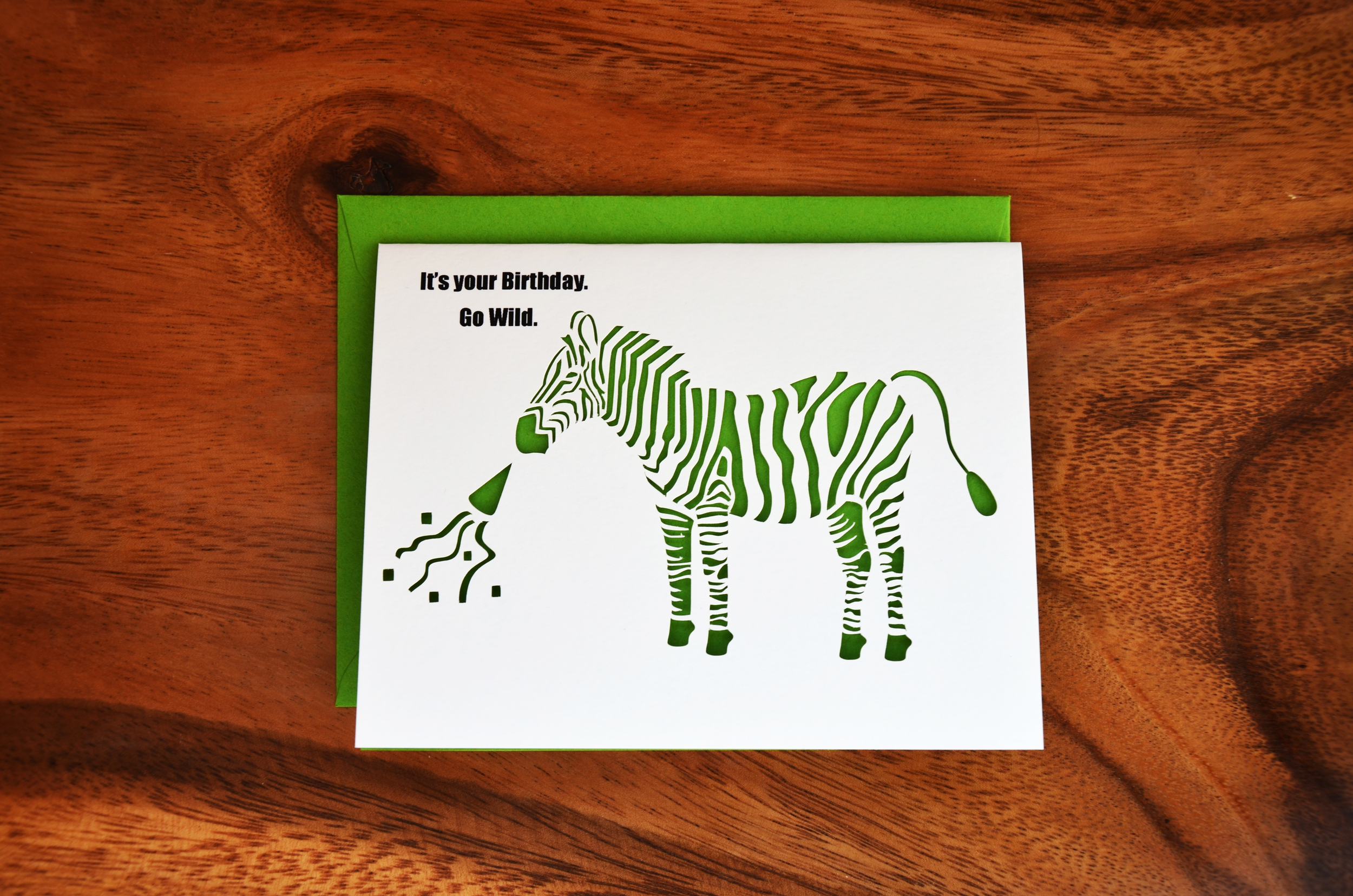it's your birthday. go wild. | green
