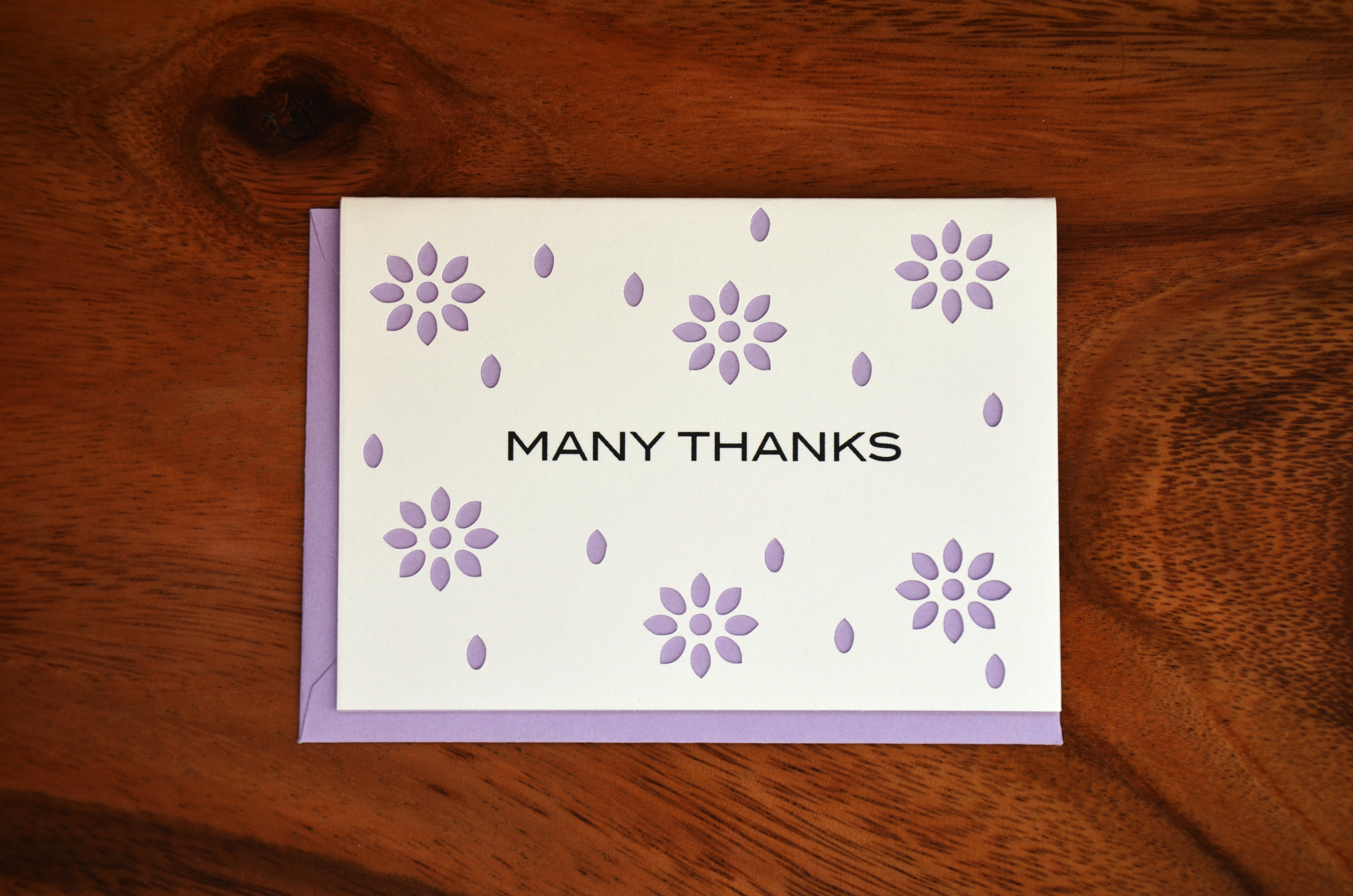 purple flower thank you | light purple