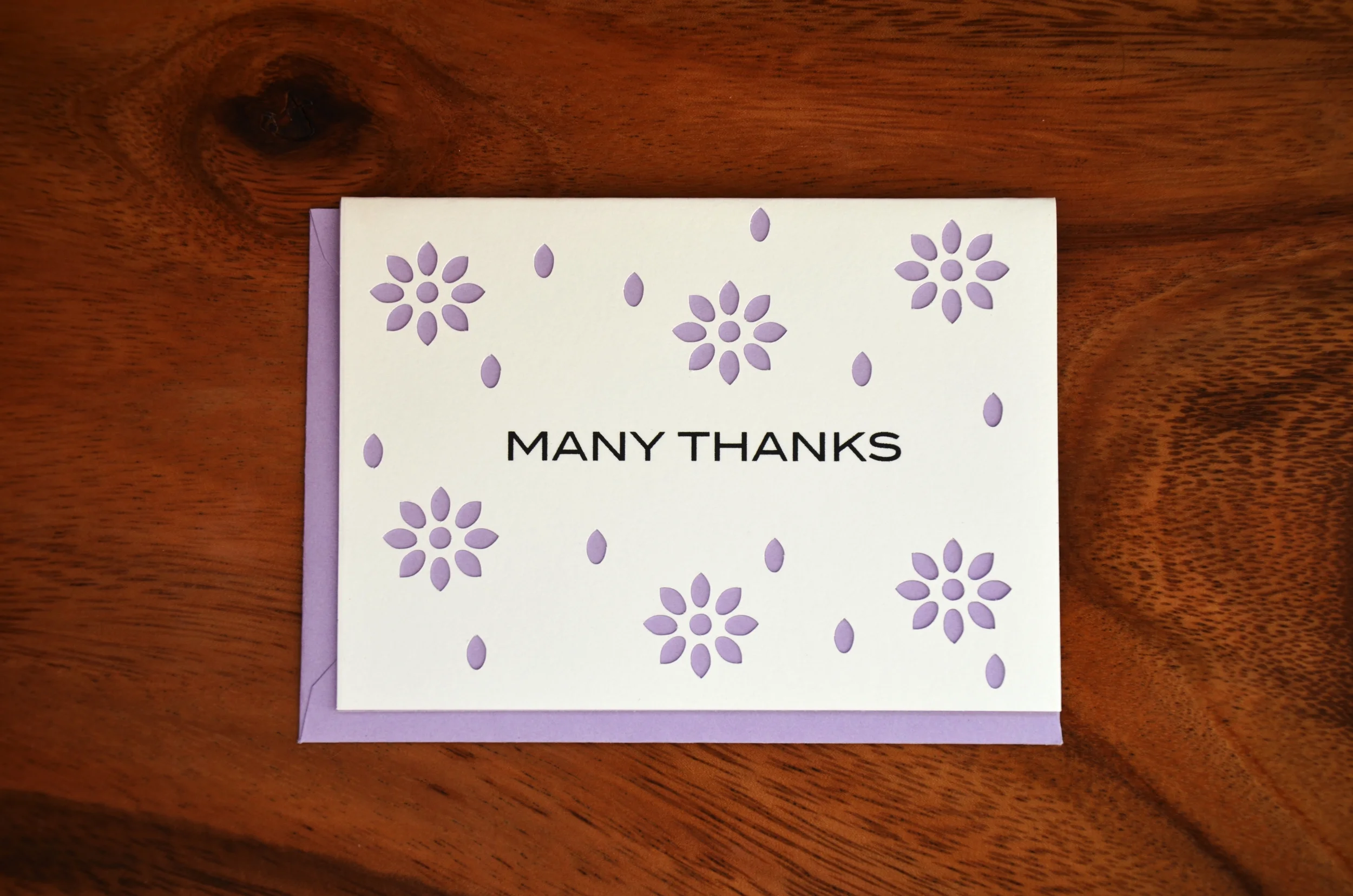 purple flower thank you | light purple