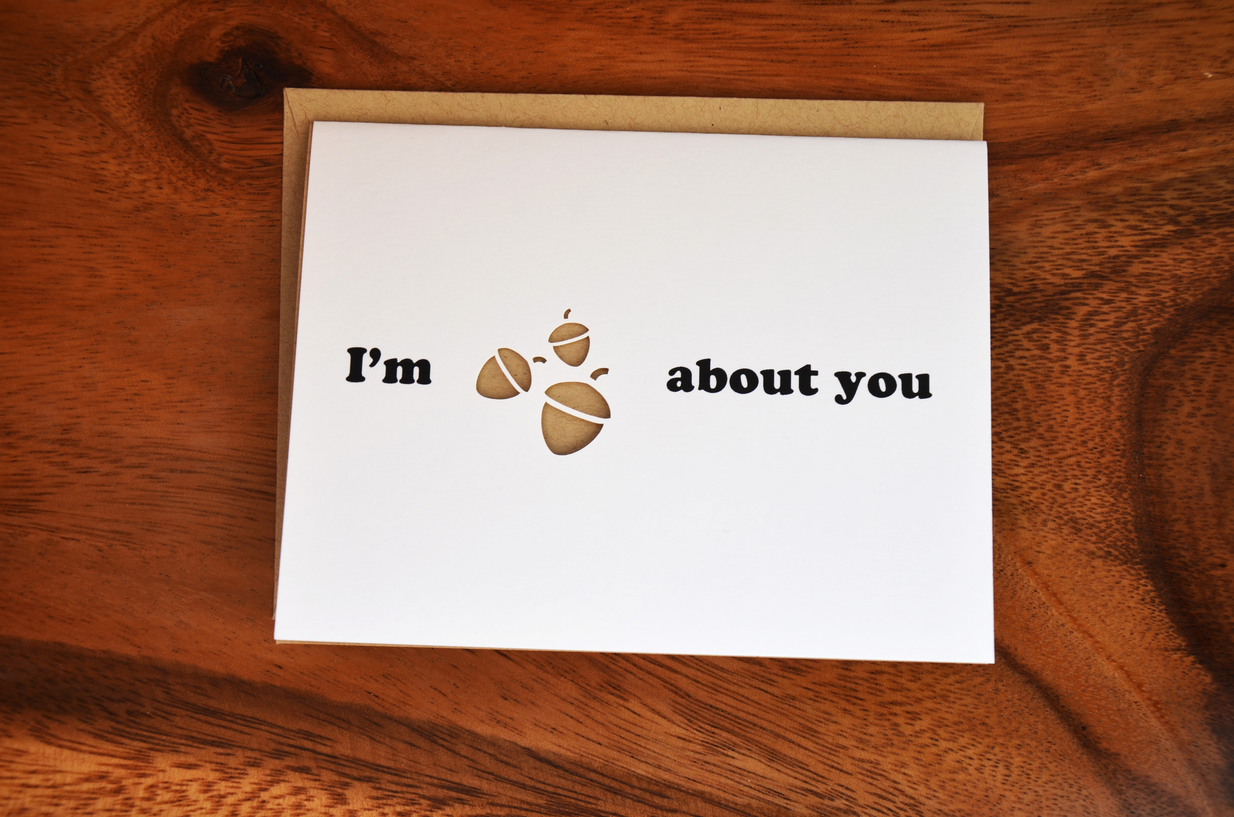 nuts about you | light brown