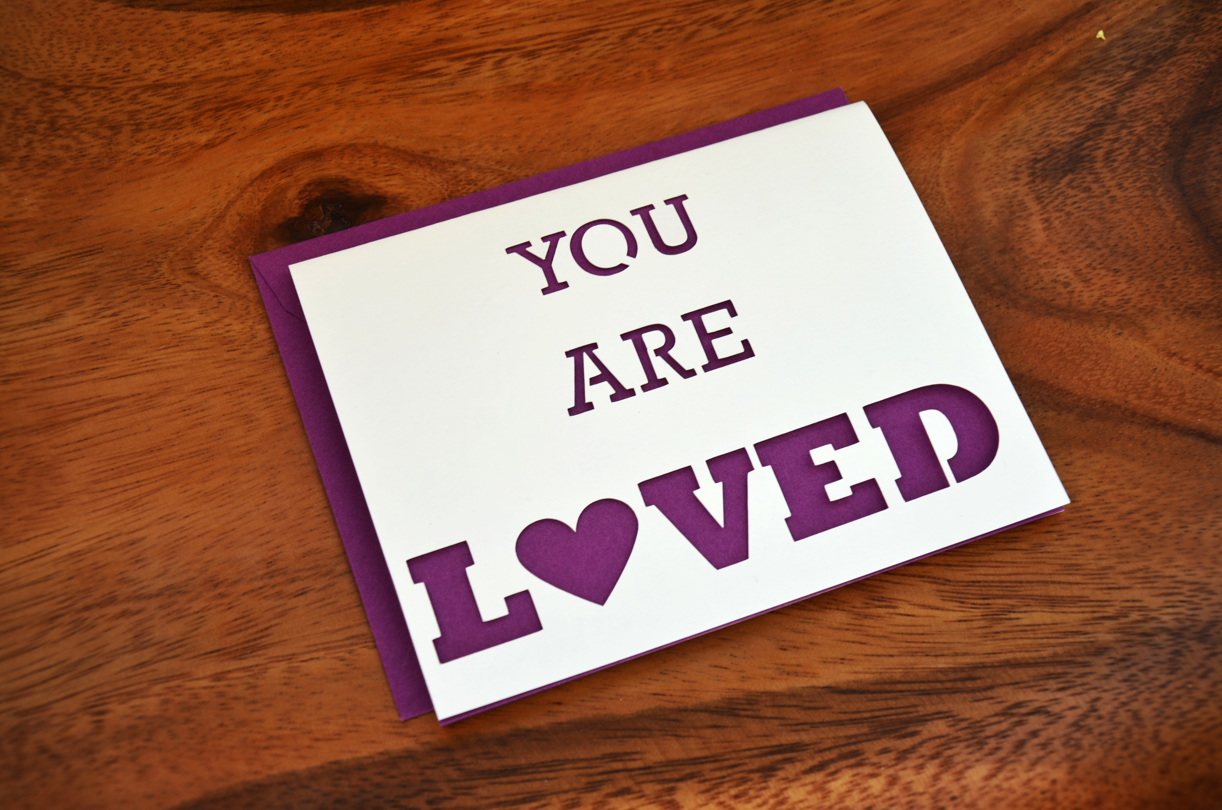 you are loved | purple
