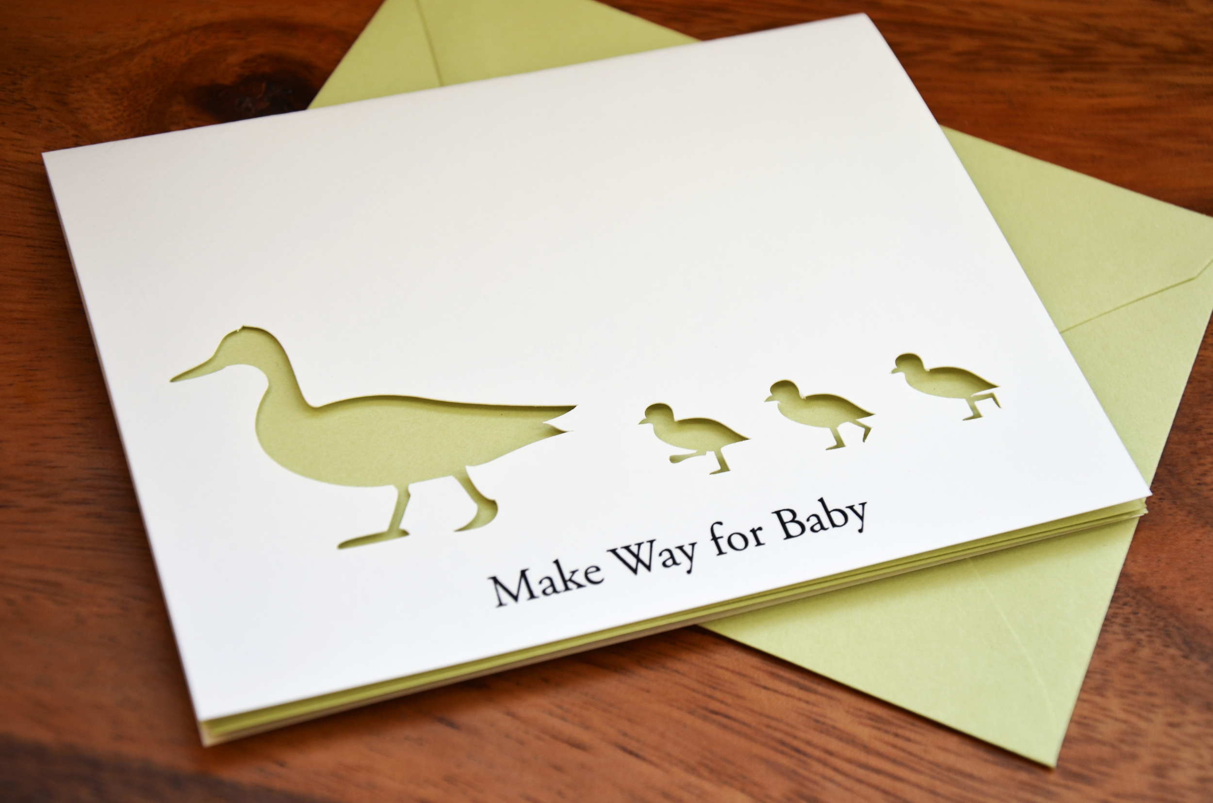 make way for baby | sage green