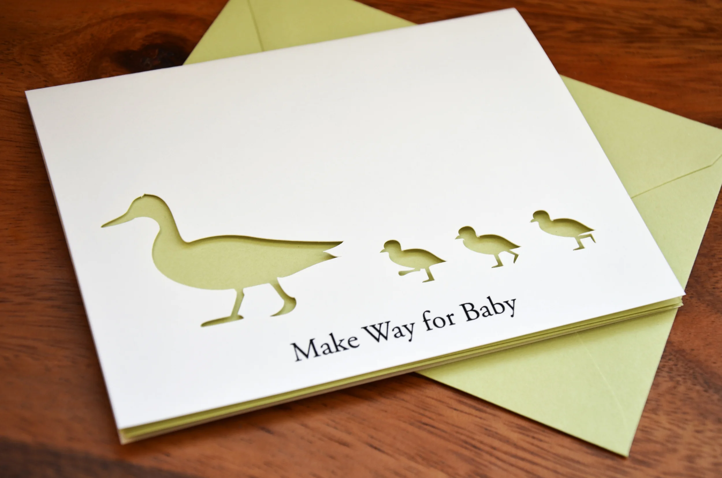 make way for baby | sage green