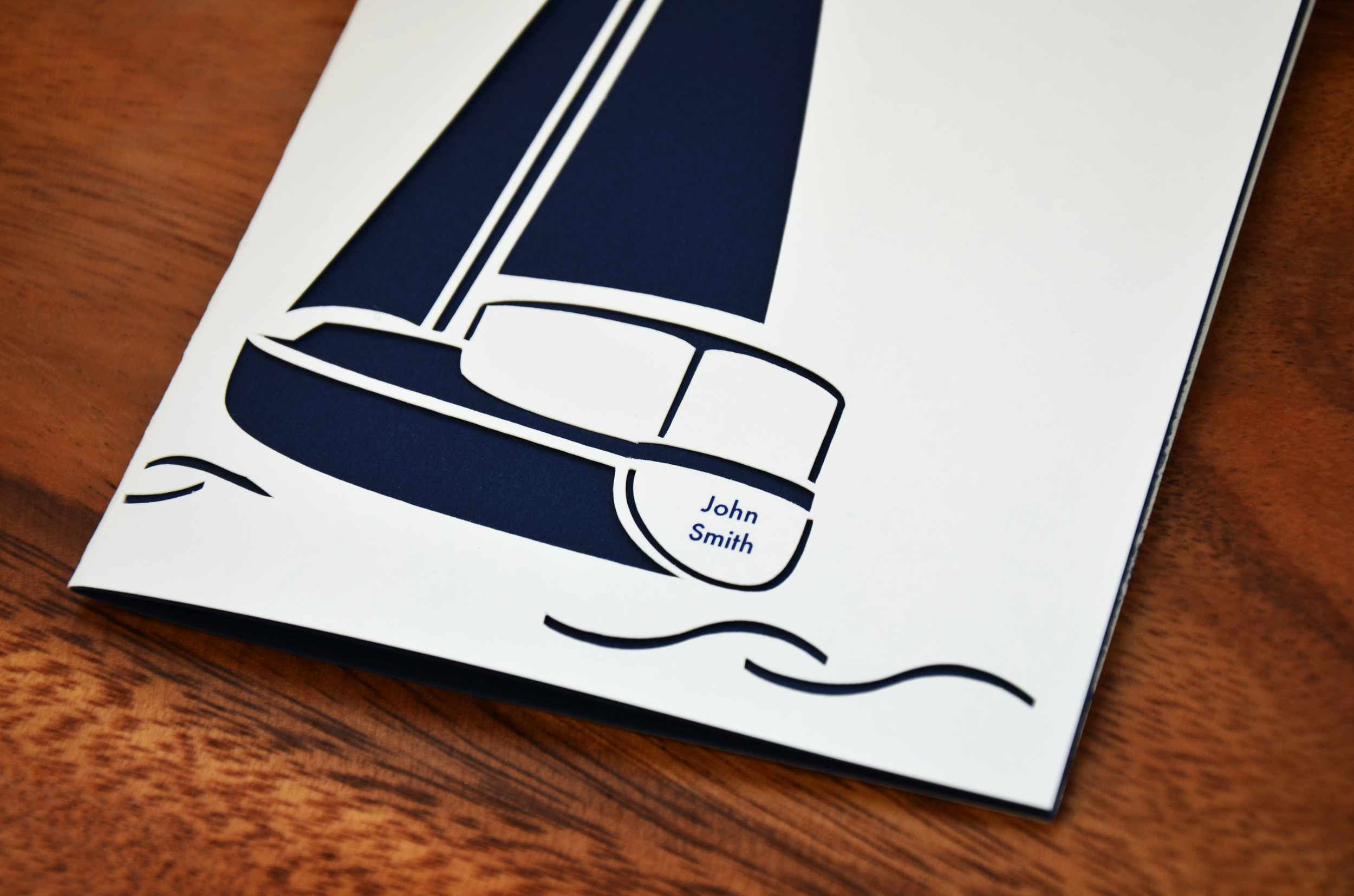 welcome baby boat | navy