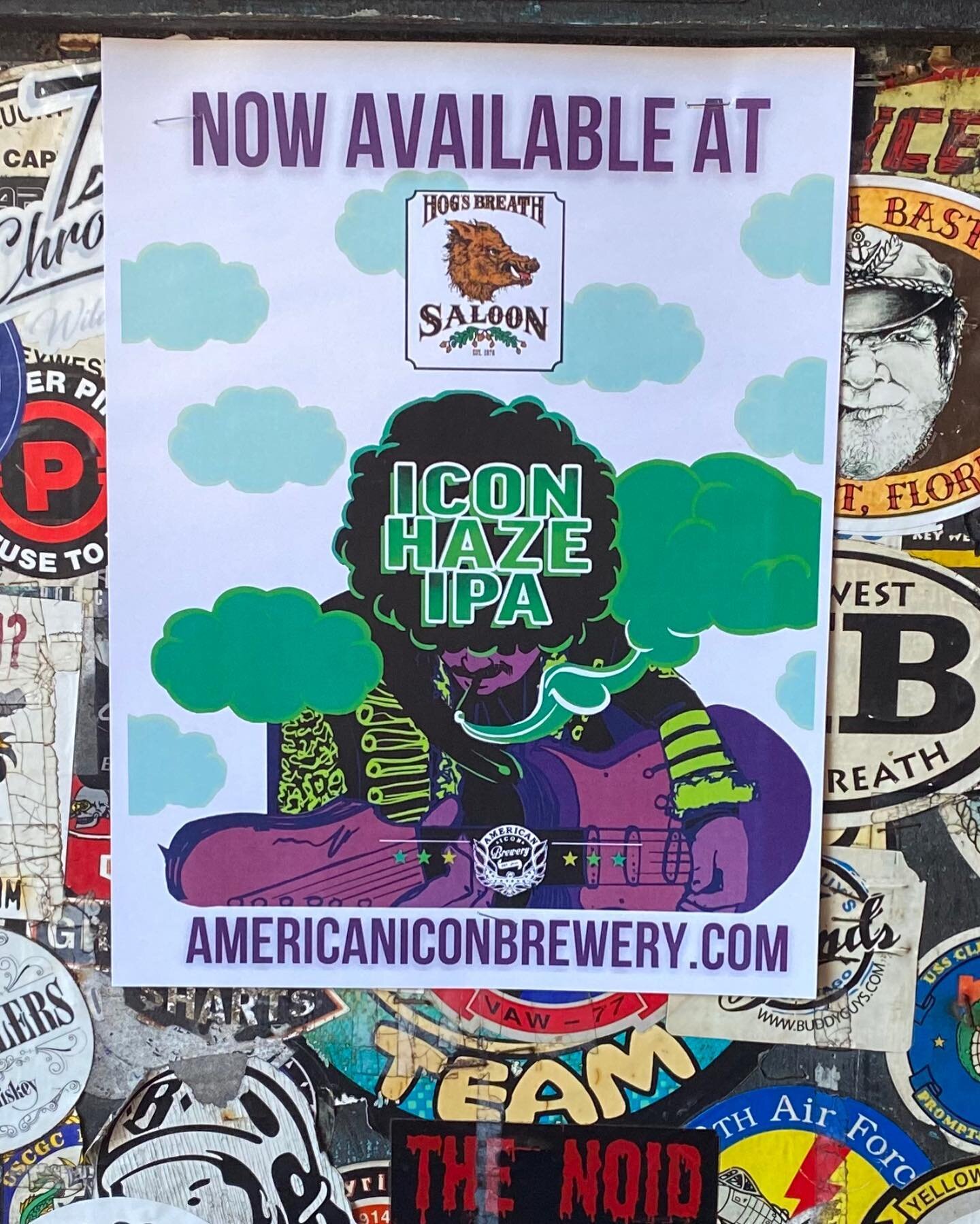 @americaniconbrewery Haze Icon IPA now available at the World Famous Hogs Breath Saloon Key West
.
.
#keywest #keywestflorida #keywestlife #hazeipa #beer #beerstagram #southfloridacraftbeer #southfloridadistillers #americaniconbrewery