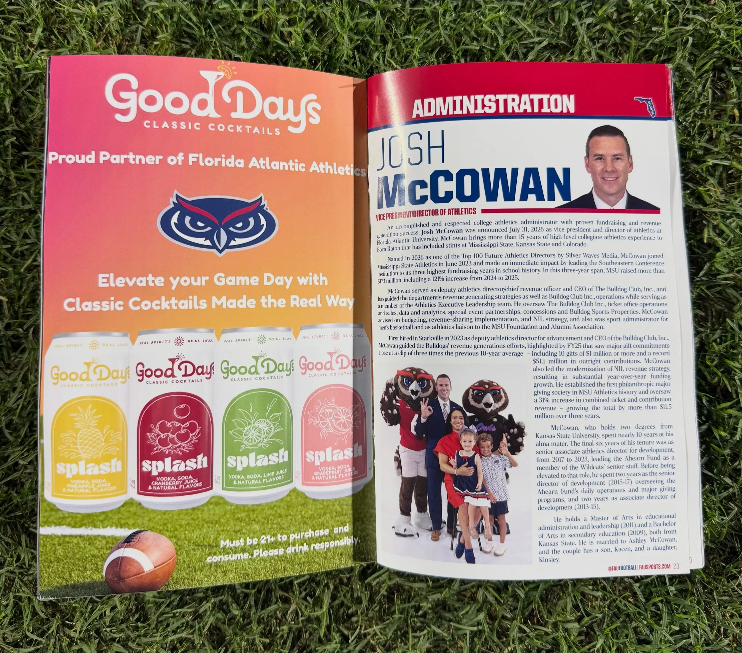 Grab a @drinkgooddays at all FAU home games!!! #fau #football #rtdcocktails