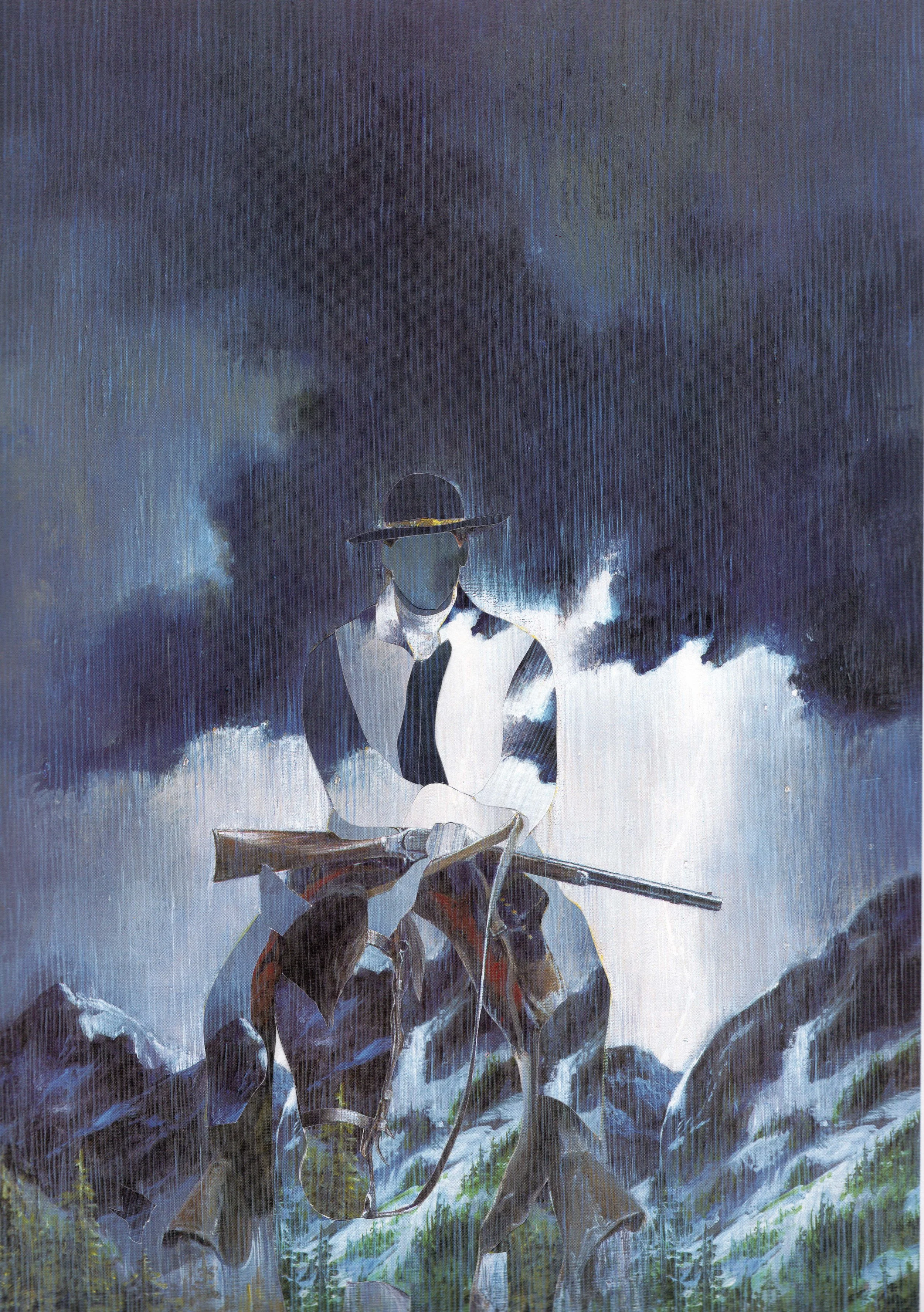 The Unknown Rider Hard Rain