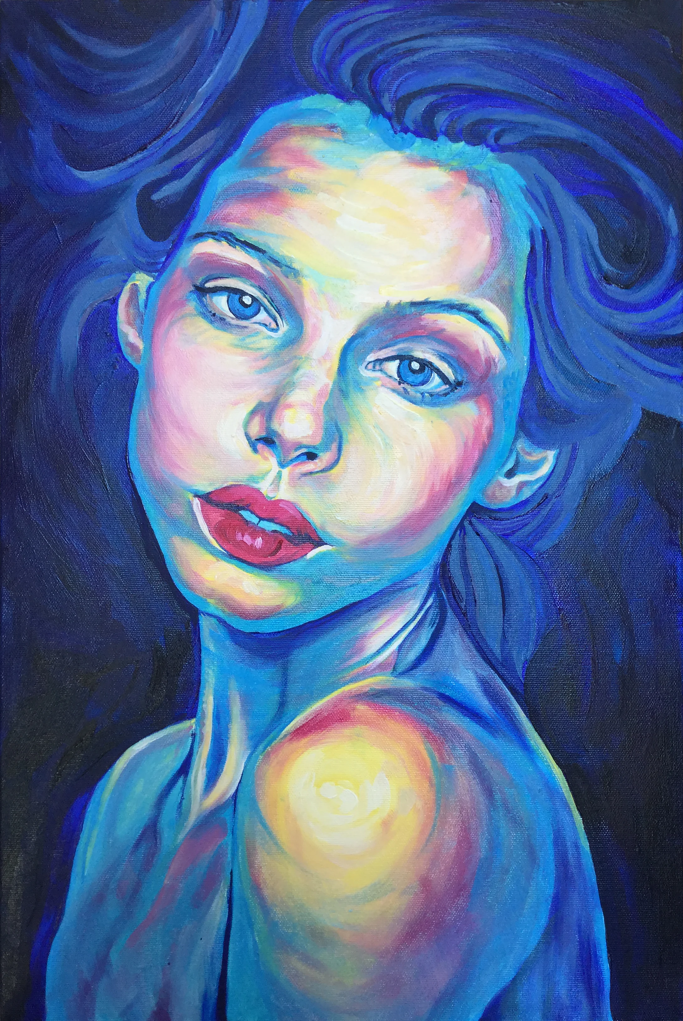"LOVE" 40w x 60 cm - Oil on Canvas *SOLD