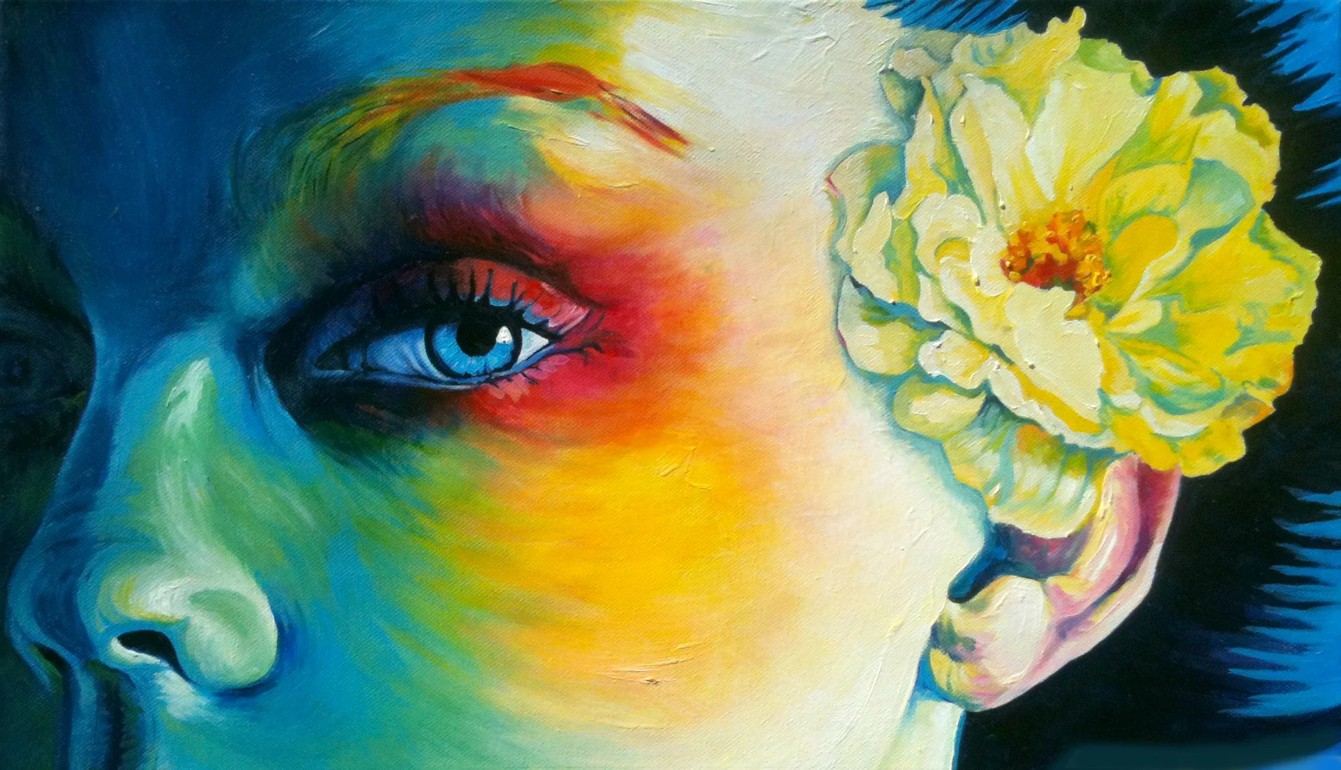 "CHINA" 30 x 50 cm - Oil on Canvas *SOLD