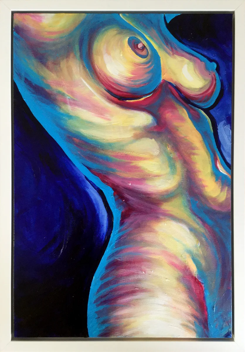Figure Study I: 40w x 60 cm - Oil on Canvas *SOLD