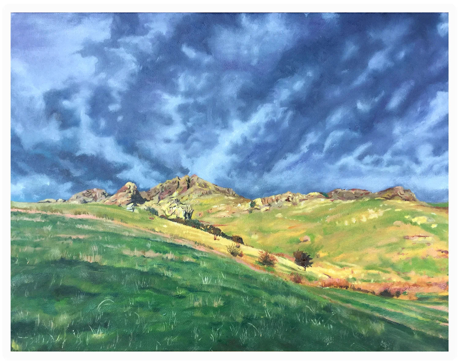 Oil on Canvas Purau 