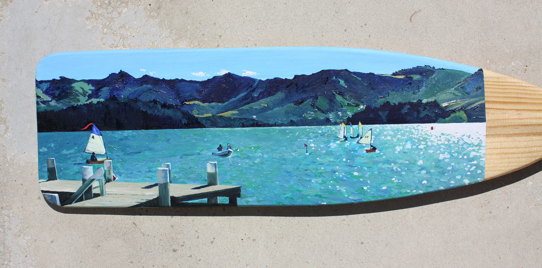 Oil on 1.35m paddle $595