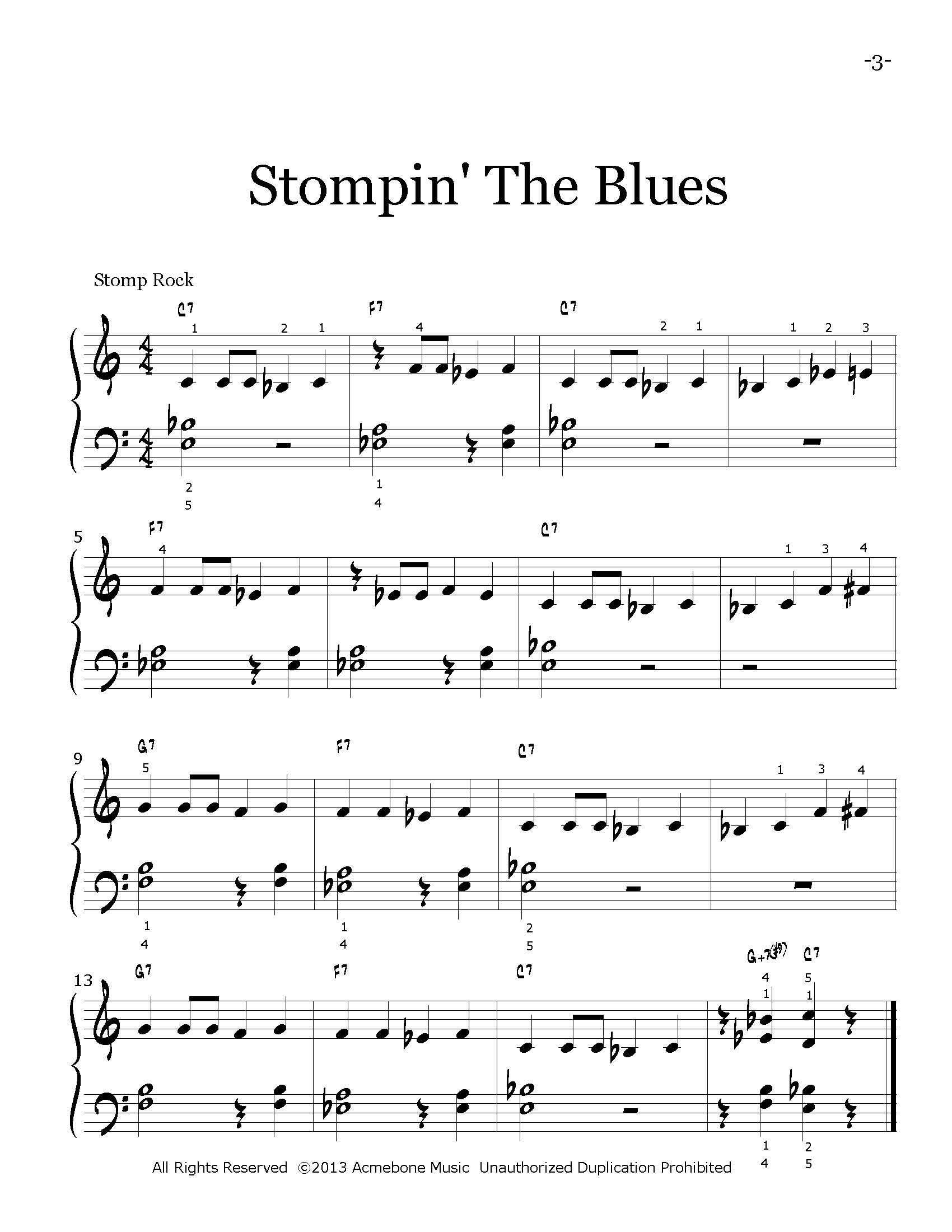 Stompin' The Blues