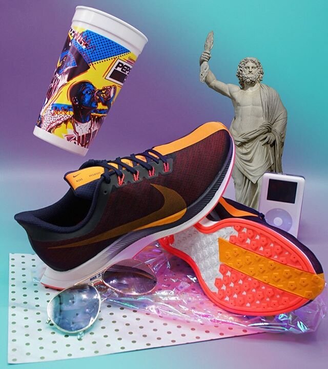 New kicks, same ol&rsquo; a e s t h e t i c...
. .
. . 
#vaporwave #vaporwaveaesthetic #vaporwaveedits #vaporwaveart #vaporwavevibes #vaporwavefashion #vaporart #sneakerhead #nikepegasus #instarunning  #shaq #stockX #goat #kicksonfire #pepsi #randomi