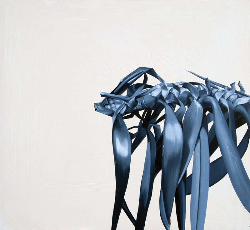 Limb , il on plywood panel, 600mm x 500mm, 2012
