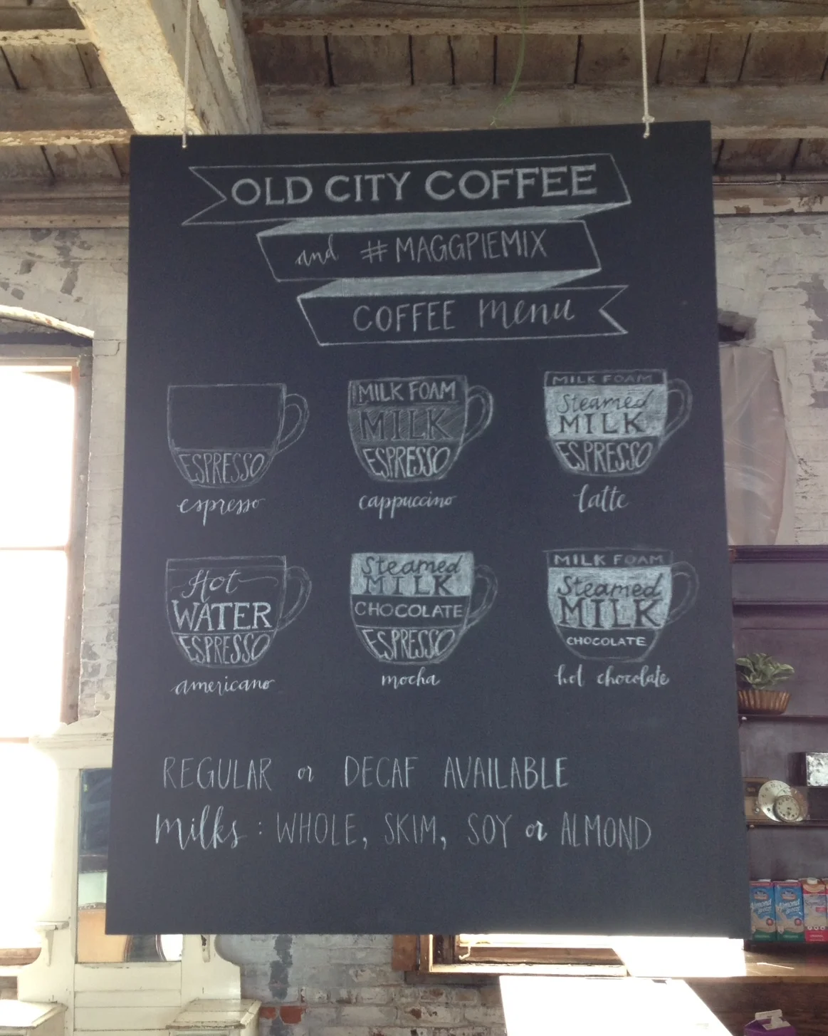 chalkboard by hello, bird. {ashley wrenn-peterson} for Maggpie Vintage Rentals 2014 Open House // philadelphia, pa. 