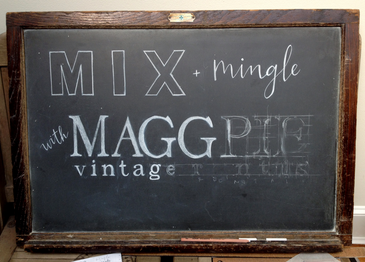 chalkboard in process by hello, bird. // ashley wrenn-peterson // 2014