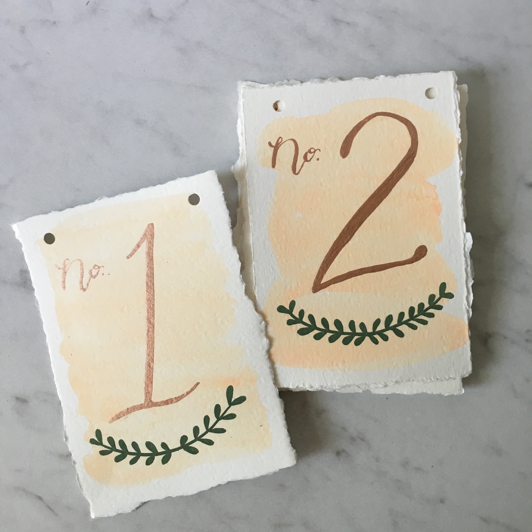 hello, bird. table numbers