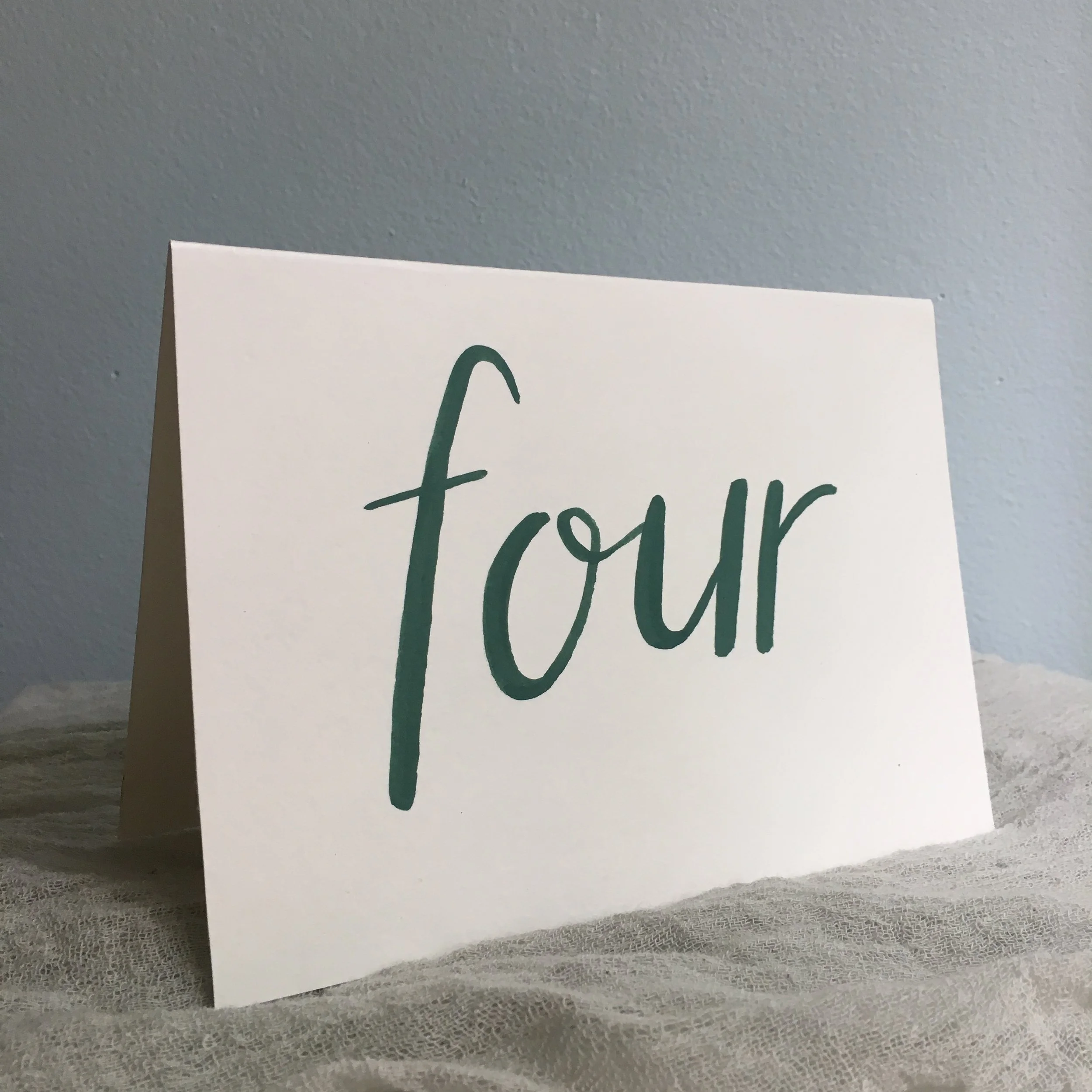  hello, bird. table numbers in golden bird style 