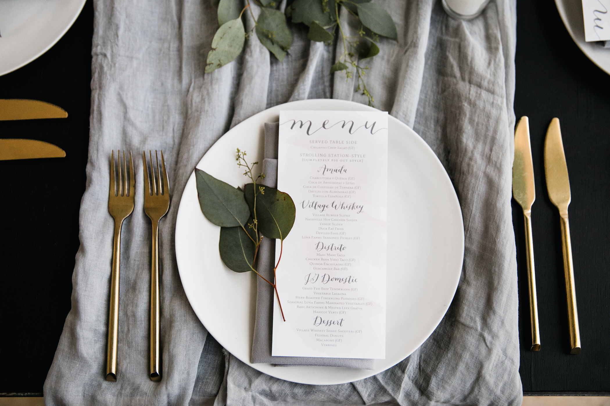  hello, bird. menus + textiles // photo courtesy of Love Me Do Photography 