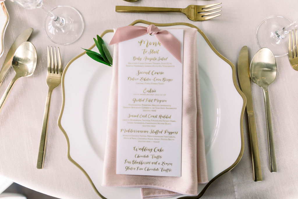  menu by hello, bird. // photo courtesy of carly michelle photography 