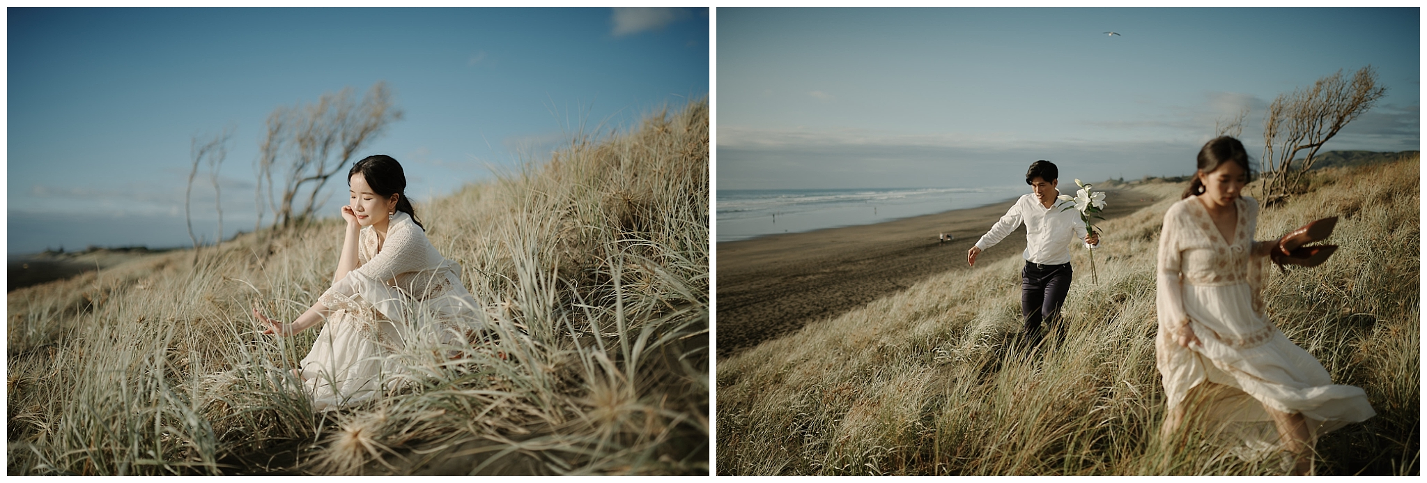 Auckland Muriwai Prewedding Engagement Shoot 오클랜드 웨딩 스냅 オークランド ウェディングフォト 前撮り Auckland Muriwai Prewedding Engagement Shoot 오클랜드 웨딩 스냅 オークランド ウェディングフォト 前撮り
