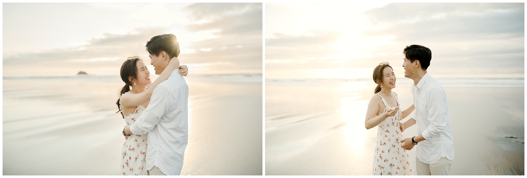 Auckland Muriwai Prewedding Engagement Shoot 오클랜드 웨딩 스냅 オークランド ウェディングフォト 前撮り