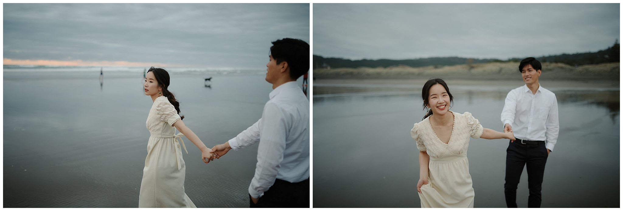 Auckland Muriwai Prewedding Engagement Shoot 오클랜드 웨딩 스냅 オークランド ウェディングフォト 前撮り