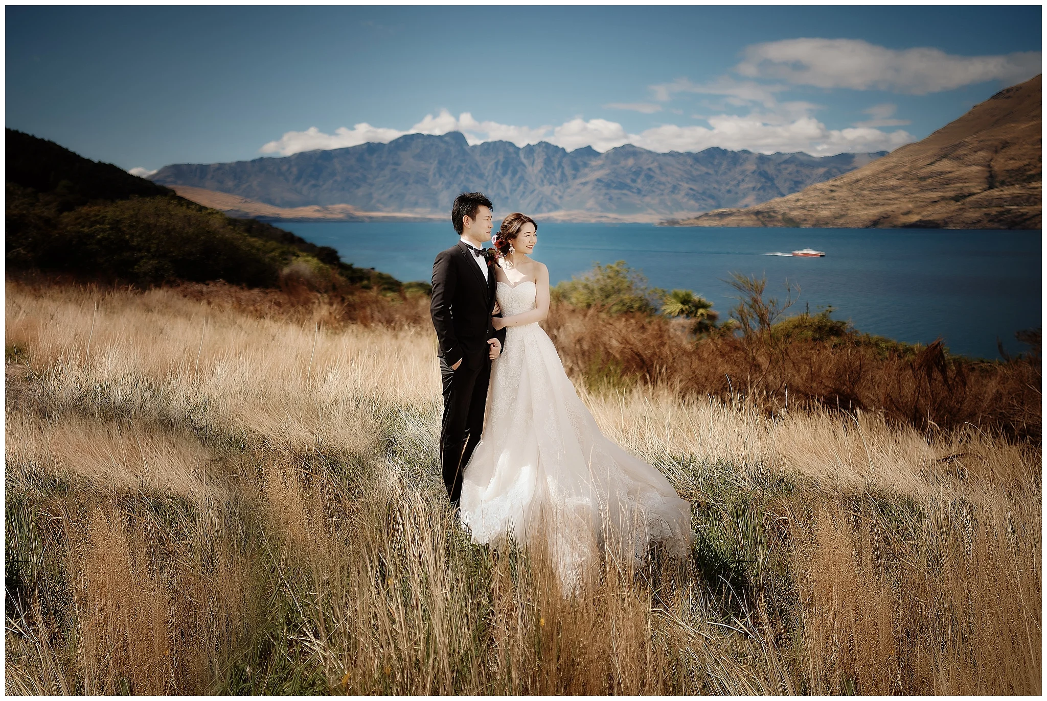 Queenstown Tekapo New Zealand Prewedding Wedding Photographer  ニュージーランド クイーンズタウン テカポ ウェディング 前撮り フォト