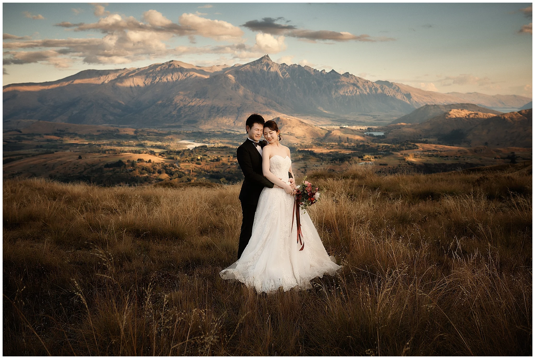 Queenstown Tekapo New Zealand Prewedding Wedding Photographer  ニュージーランド クイーンズタウン テカポ ウェディング 前撮り フォト