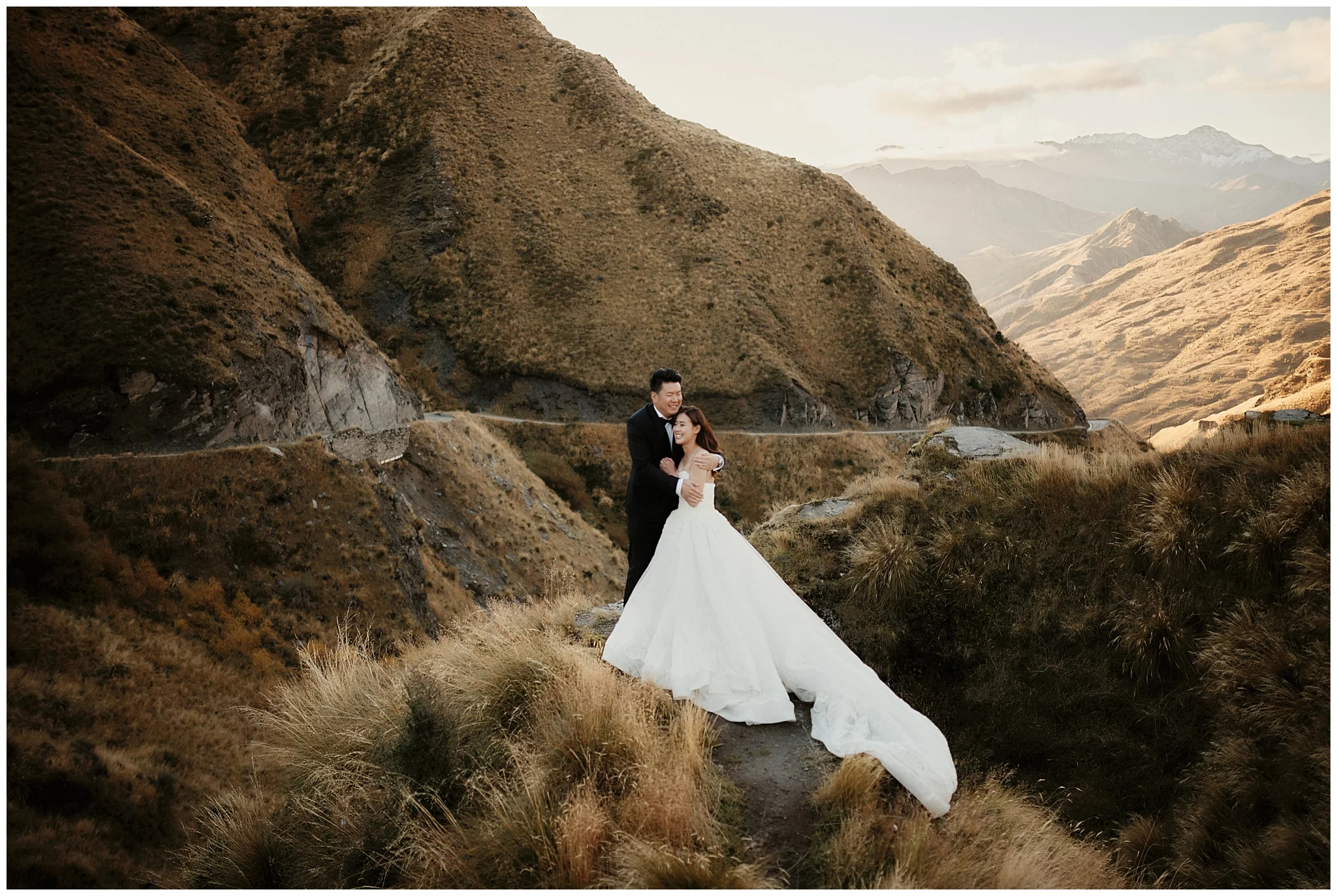 Queenstown Tekapo New Zealand Prewedding Wedding Photographer  ニュージーランド クイーンズタウン テカポ ウェディング 前撮り フォト